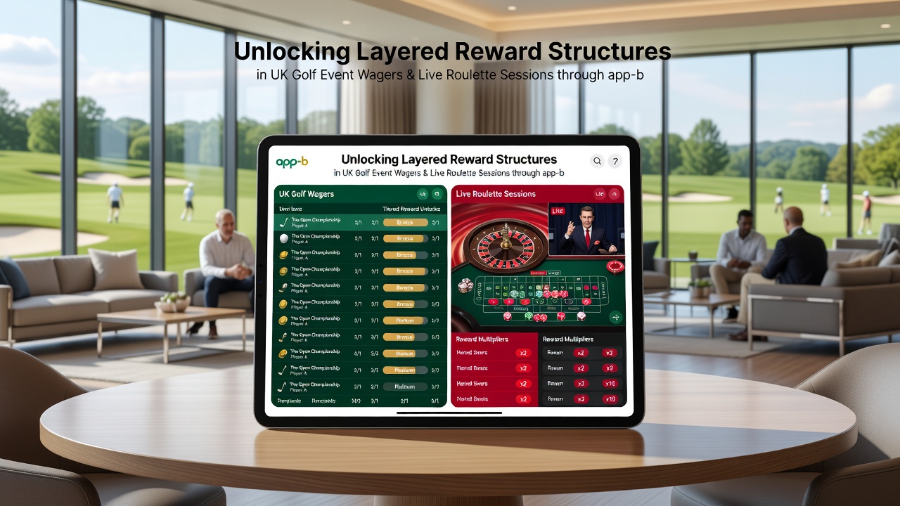 Flow diagram of layered rewards connecting golf streaks to roulette multipliers